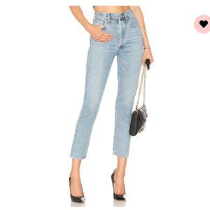 Riley High Rise Straight Crop